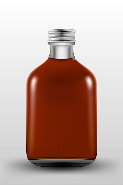 Glass Bottle Cold Brew Mockup