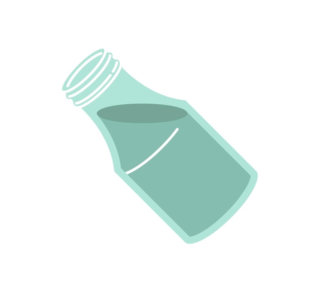 glass bottle with liquid