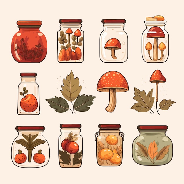 glass jars