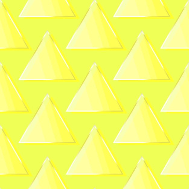 glass triangles pattern