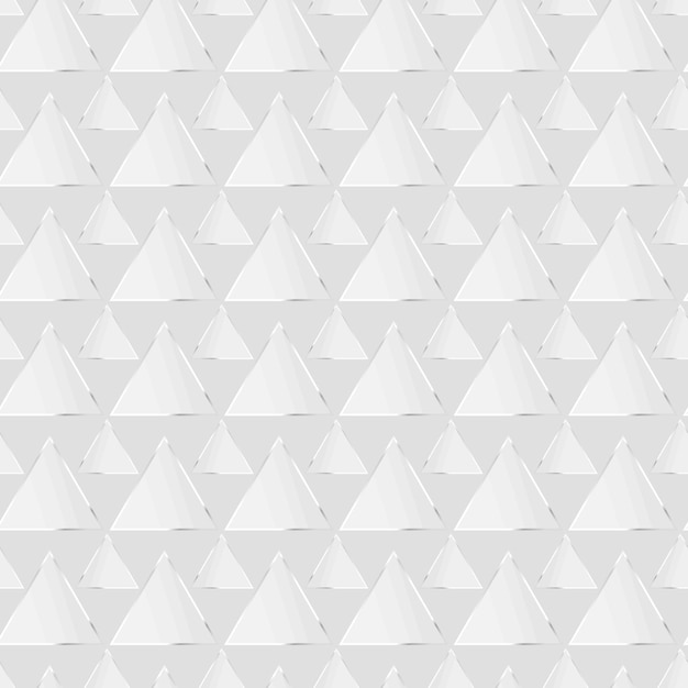 Vector glass triangles pattern