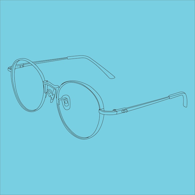 Glasses Lineart