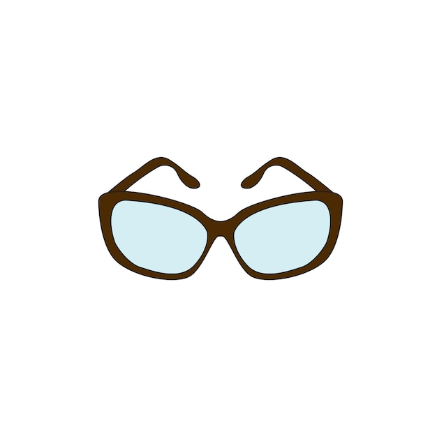 glasses vector type icon