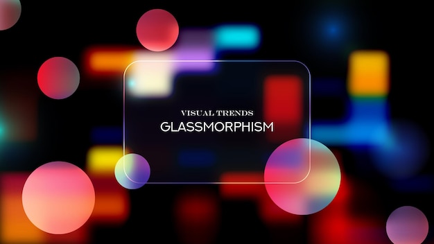 Vector glassmorphism eps