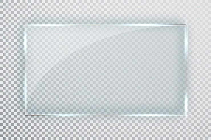 Vector glazen platen