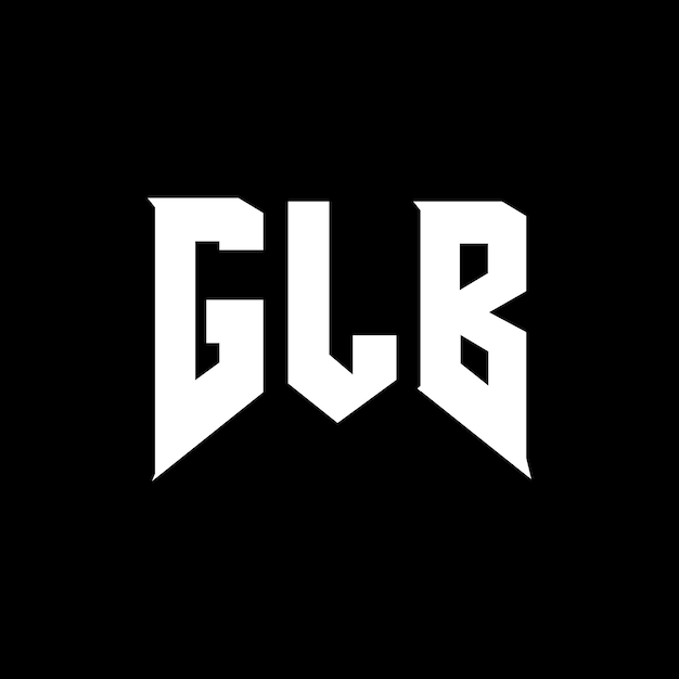 GLB letter logo design for technology company GLB logo design black and white color combination GLB logo GLB vector GLB design GLB icon GLB alphabet GLB typography logo design