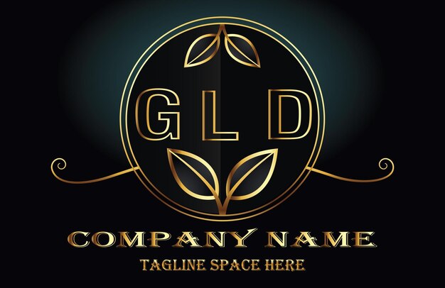 Vector gld letter logo