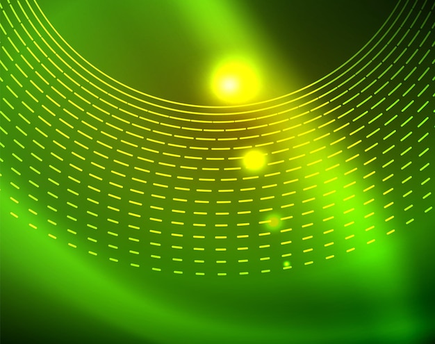 Glinsterende cirkels gloeiende abstracte achtergrond