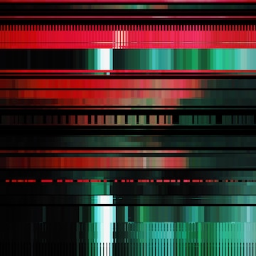 Premium Vector | Glitch abstract background with distortion effect ...