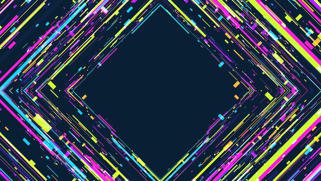 Vector glitch error effect digital background vector illustration