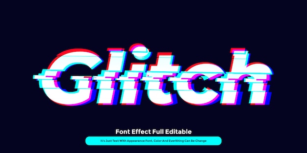 Glitch technologie teksteffect