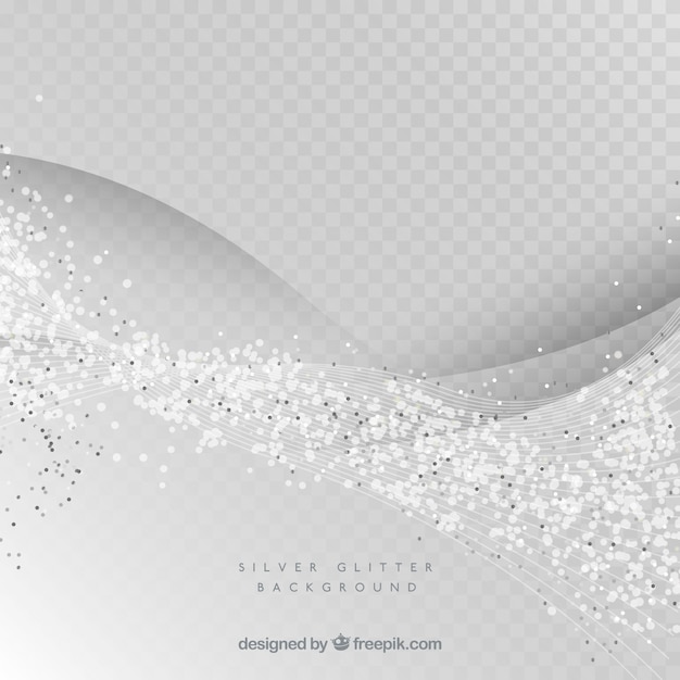 Glitter background in silver color