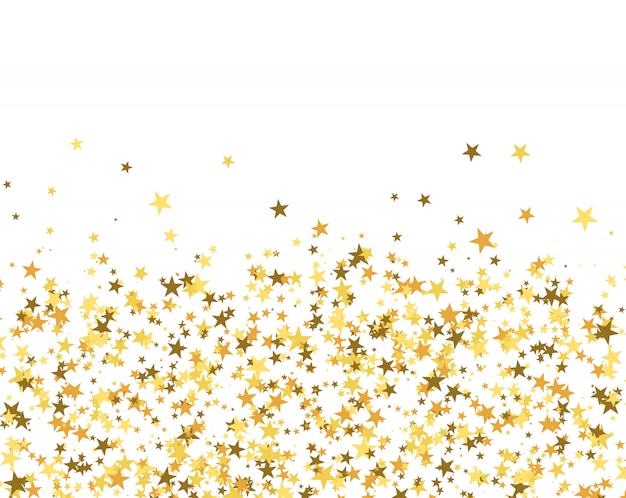 Vector glitter pattern made of stars