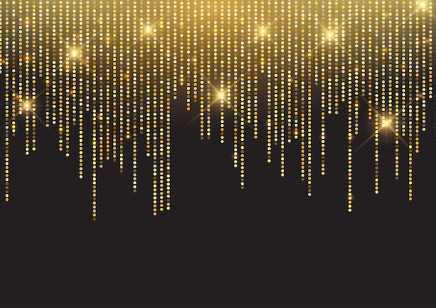 Glittery gold sparkle background