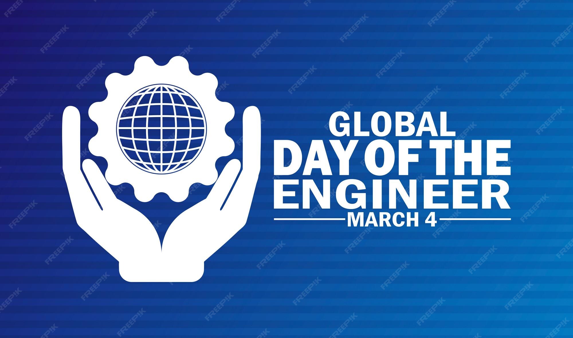 Premium Vector Global day of the engineer vector illustration march 4