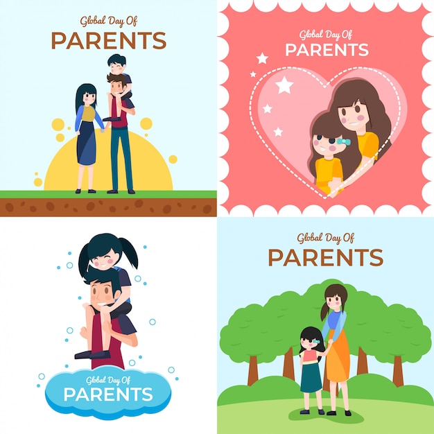 Global Day of Parents Illustration