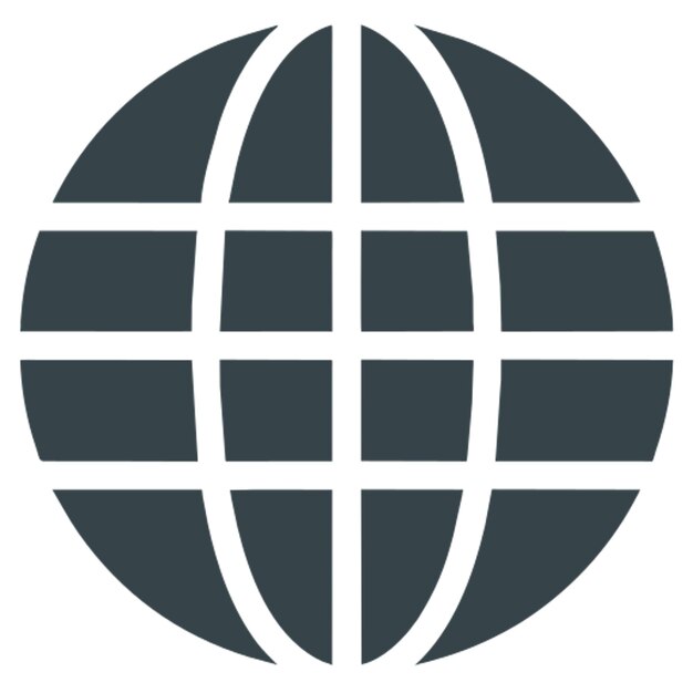 Vector global icon