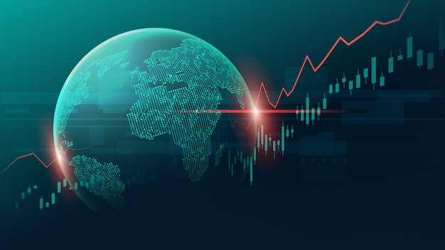 global infographic background