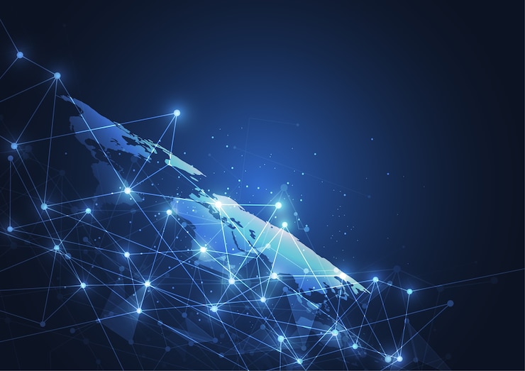 Vector global network business connection