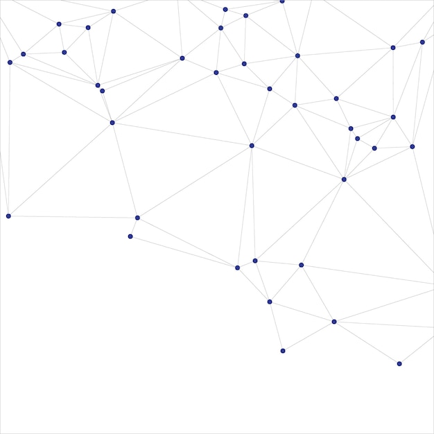 Global network connection background for banner design Abstract line background with connecting dots and lines Network Connecting dot polygon Social network communication Internet technology
