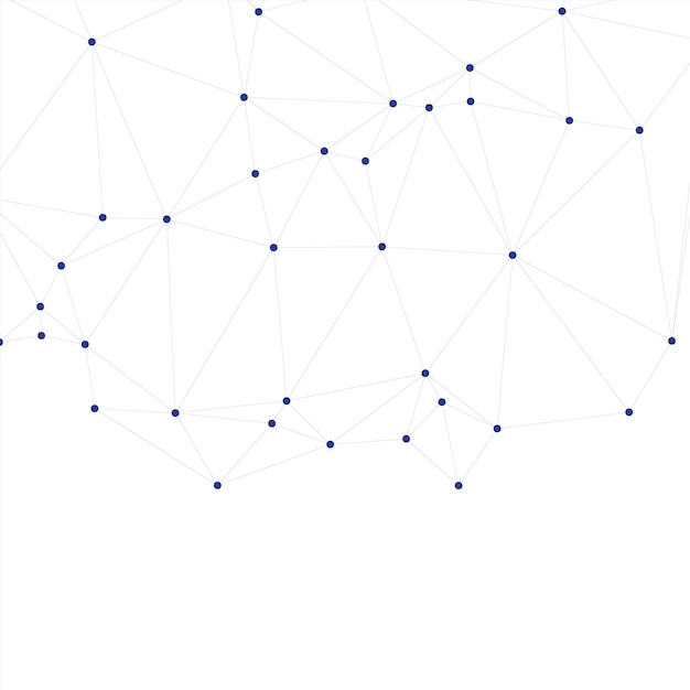 Global network connection background for banner design Abstract line background with connecting dots and lines Network Connecting dot polygon Social network communication Internet technology