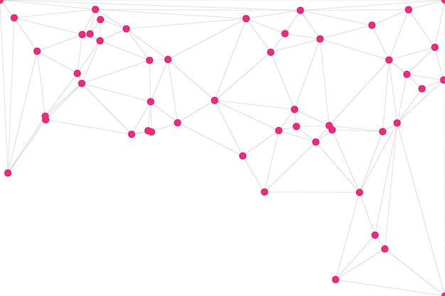Global network connection background for banner design Abstract line background with connecting dots and lines Network Connecting dot polygon Social network communication Internet technology