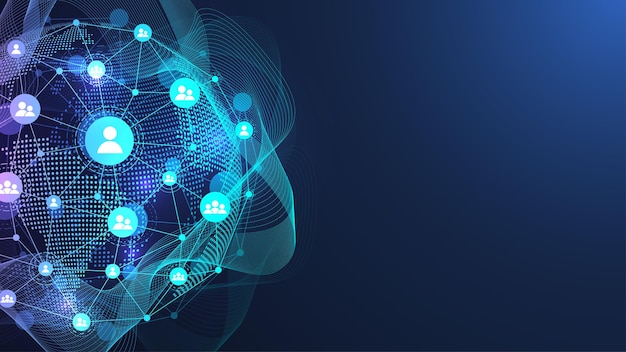 Global network connection concept