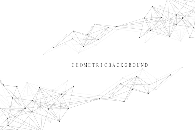 Connessione di rete globale. background di visualizzazione di reti e big data. business globale. illustrazione di vettore.