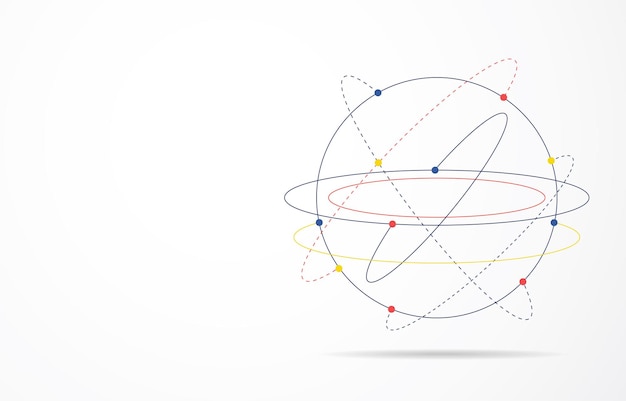 Connessione di rete globale concetto di composizione del punto e della linea della mappa mondiale dell'illustrazione vettoriale del business globale