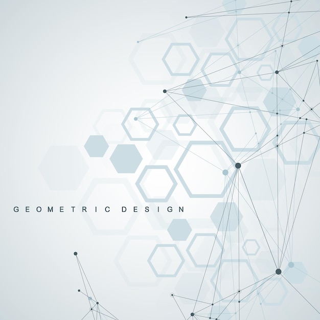 Connessioni di rete globali con sfondo wireframe di punti e linee