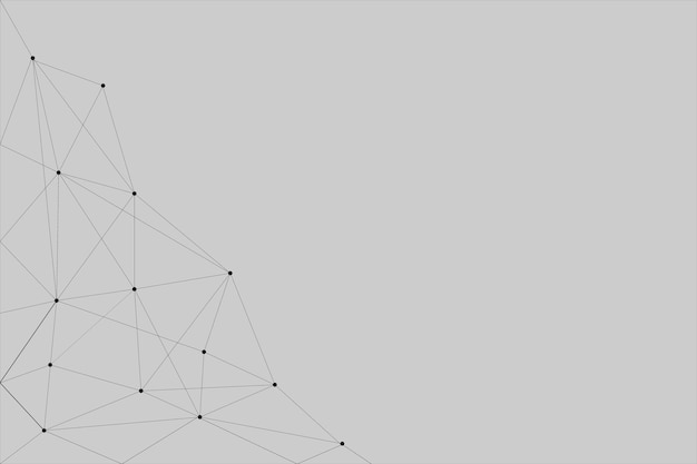 Vector global network connections with points and lines