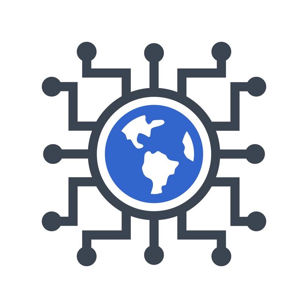 Global network icon