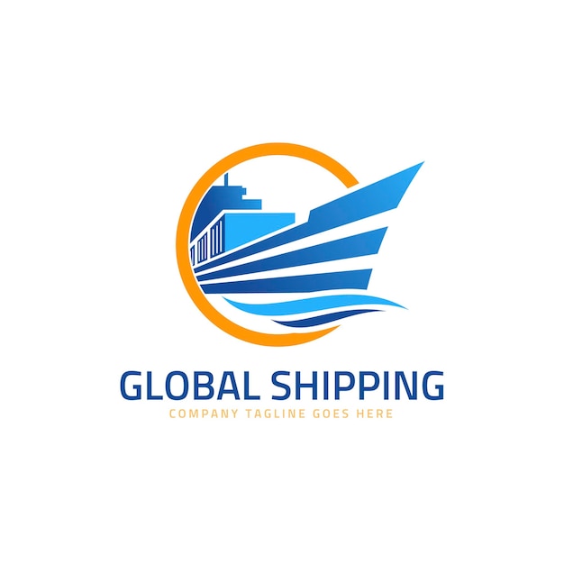 global shipping logo