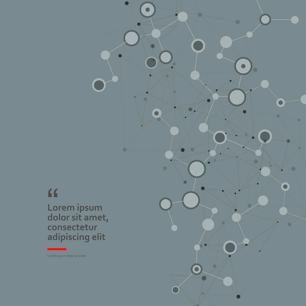 Rete sociale globale. fondo astratto di vettore. concetto di tecnologia della scienza digitale. contesto di tecnologia digitale. innovazione futuristica della tecnologia informatica.