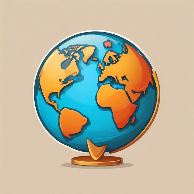 Global symbol vector background