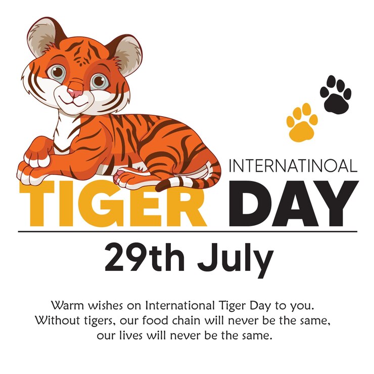 Premium Vector Global tiger day vector illustration