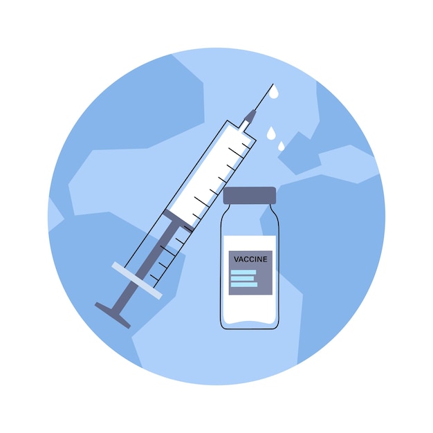 Global vaccination concept