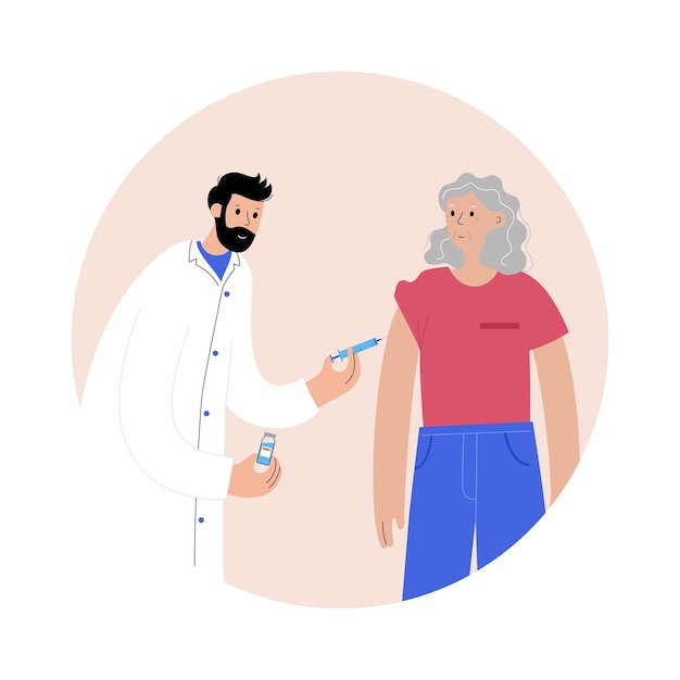 global vaccination concept