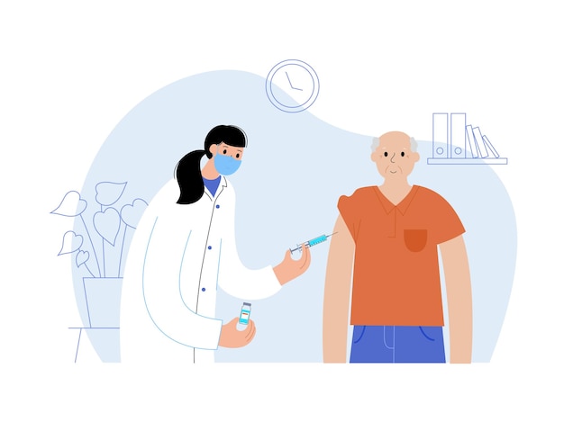 global vaccination concept