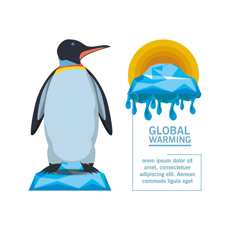 Vector global warming design 