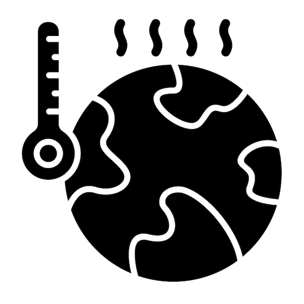 Vector global warming icon