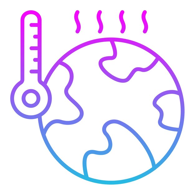 Vector global warming icon