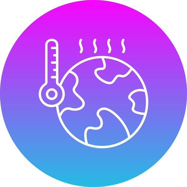 Vector global warming icon