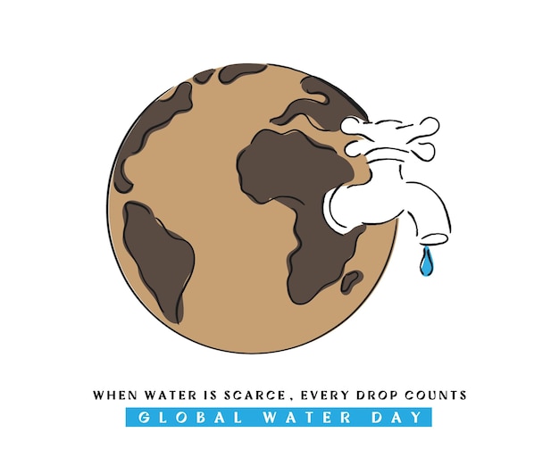 Vector global water day