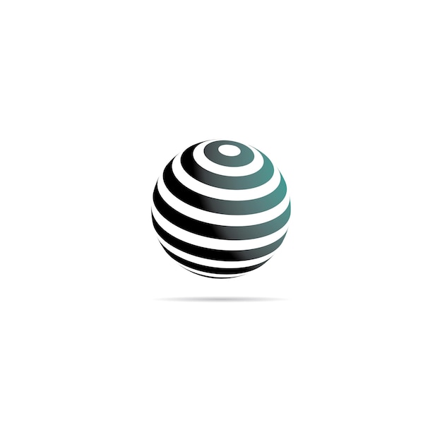 Vector globe business vector logo sjabloon pictogram illustratie