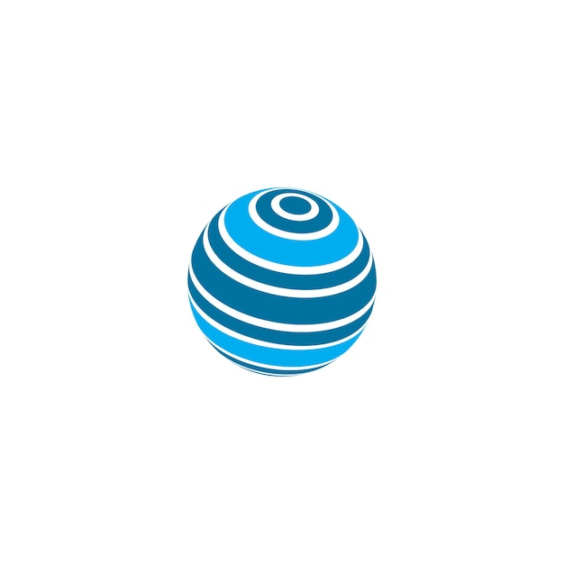 globe business vector logo template icon illustration
