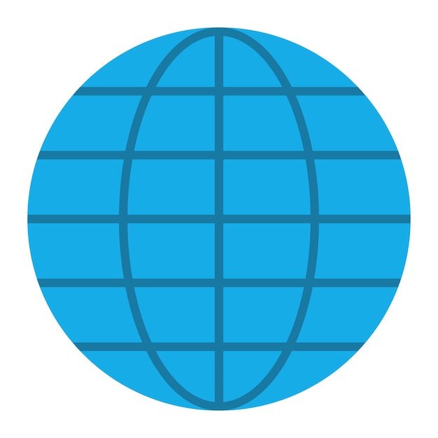 Vector globe icon