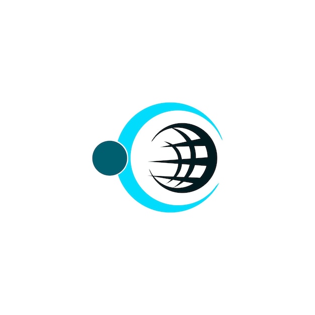 Логотип глобуса и логотип заботы о людях