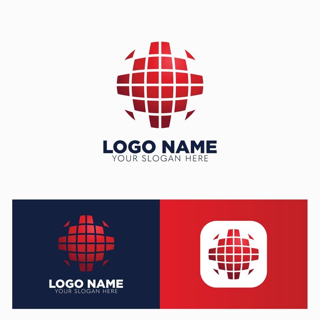 Globe Logo template design