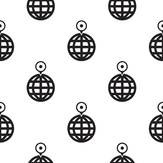 Globe pictogram illustratie